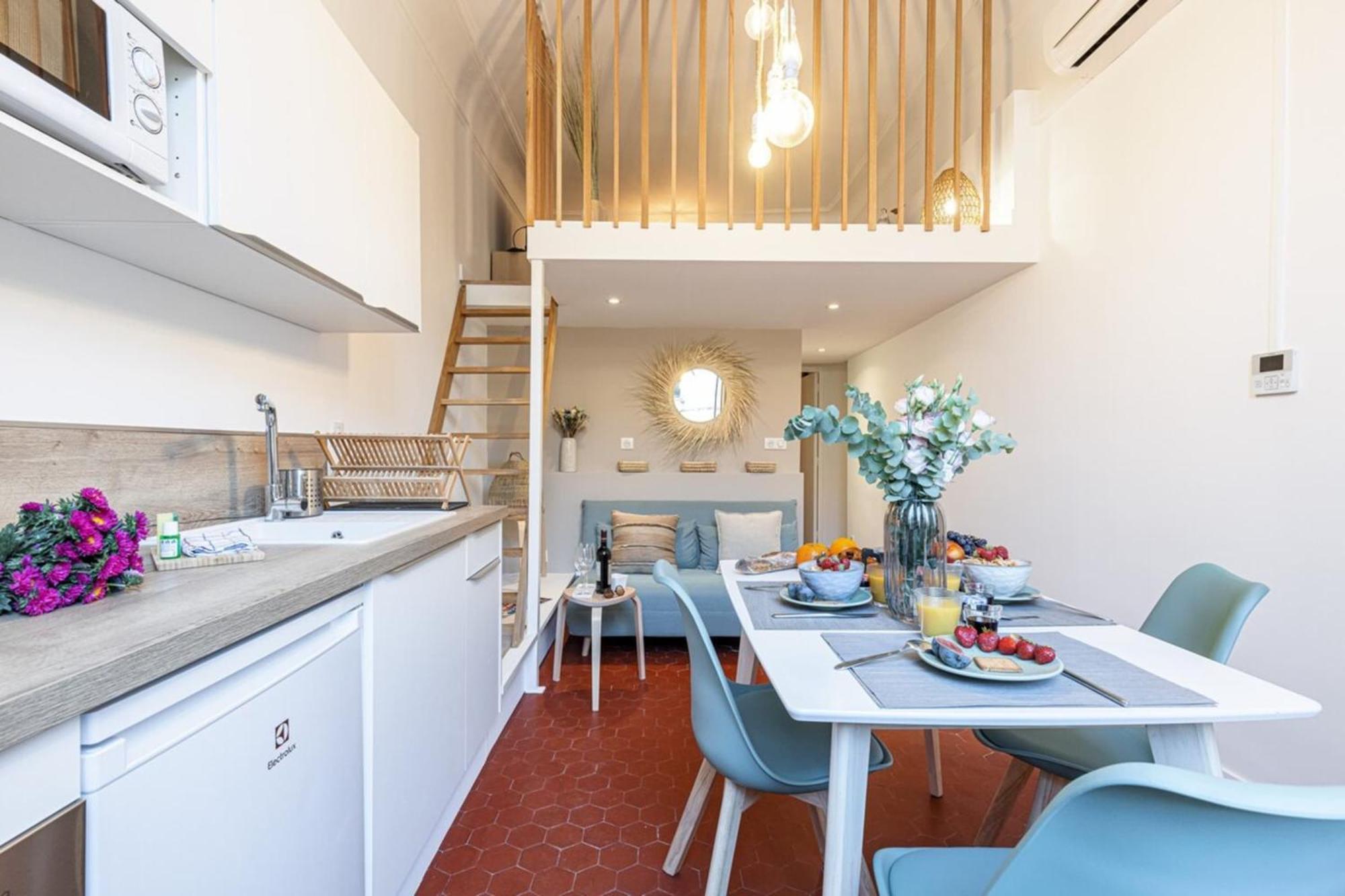 Prefecture 15 - Old Town Duplex 2 Doubles Beds Lägenhet Nice Exteriör bild